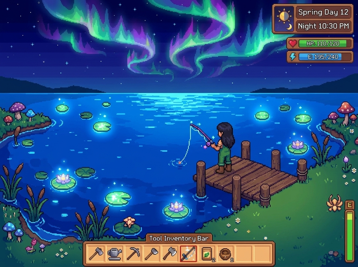 Moonlit Lake